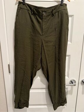 EUC Women’s A New Day Olive Green Pants, 14w!! Super Cute!!